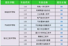 广东轻工职业技术学院2020招生简章及计划