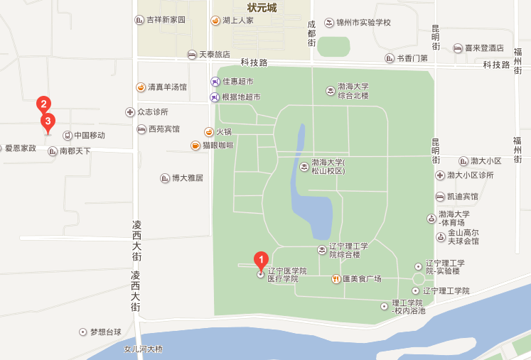 辽宁医学系医疗学院地图