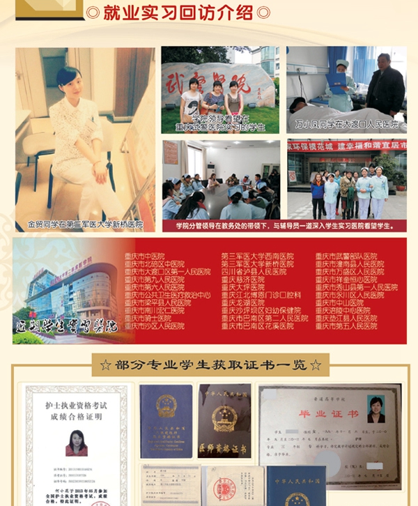重庆三峡联合职业大学学生实习就业