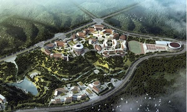 云南旅游职业学院鸟瞰图