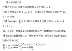 2020年成人高考高起点数学(理)知识点复习